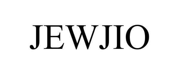 Trademark Logo JEWJIO