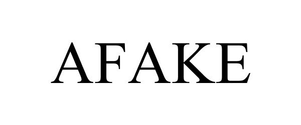 Trademark Logo AFAKE