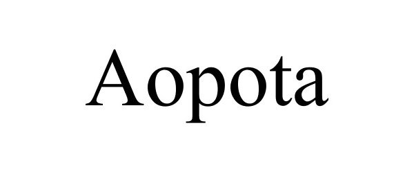 Trademark Logo AOPOTA