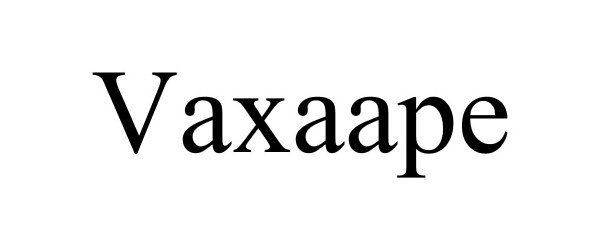 Trademark Logo VAXAAPE
