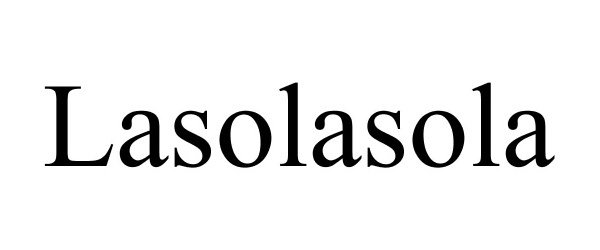 Trademark Logo LASOLASOLA