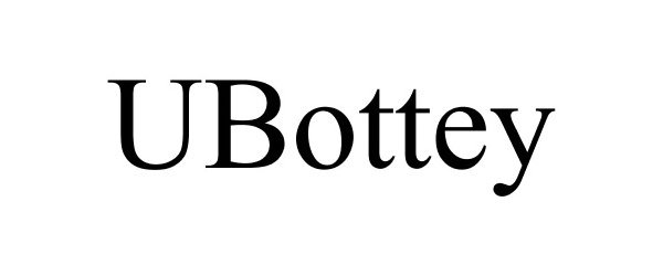 Trademark Logo UBOTTEY
