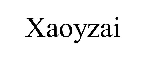 Trademark Logo XAOYZAI