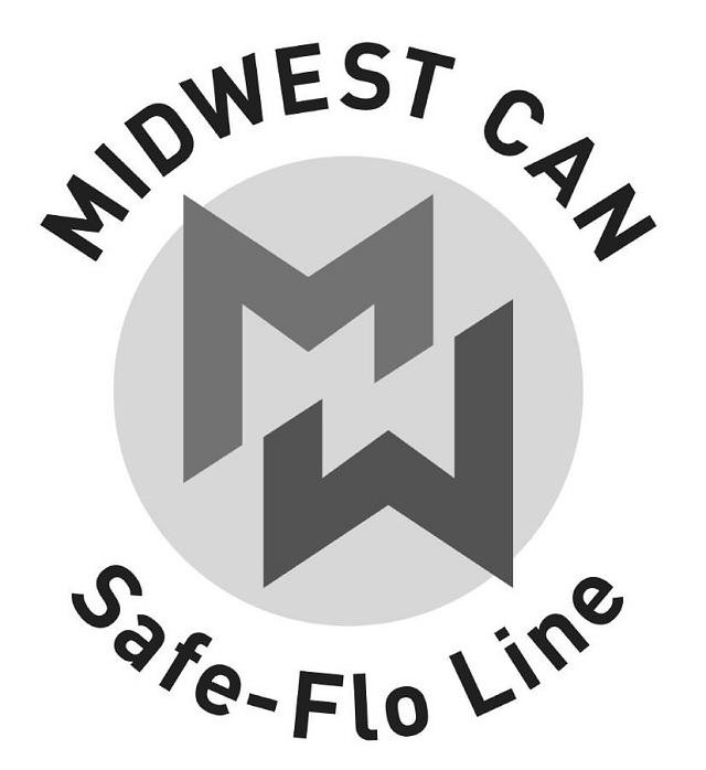 Trademark Logo MIDWEST CAN MW SAFE-FLO LINE