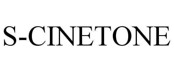 Trademark Logo S-CINETONE