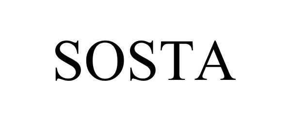 Trademark Logo SOSTA