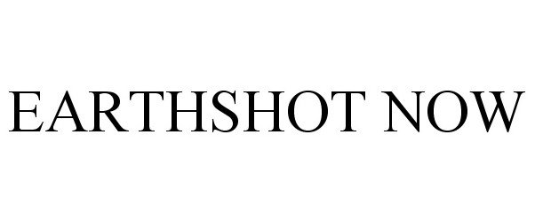 Trademark Logo EARTHSHOT NOW
