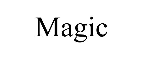 Trademark Logo MAGIC