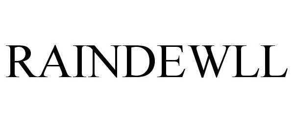 Trademark Logo RAINDEWLL