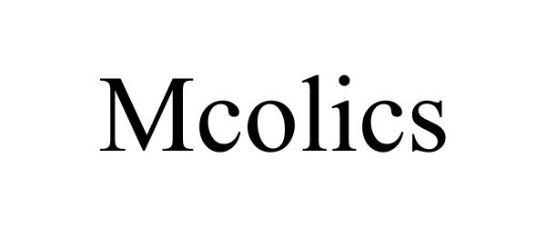 Trademark Logo MCOLICS