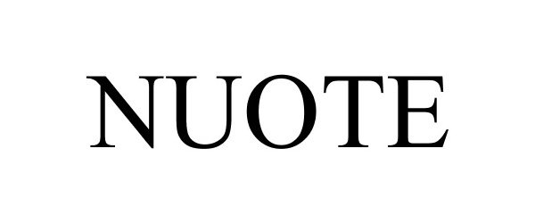 Trademark Logo NUOTE
