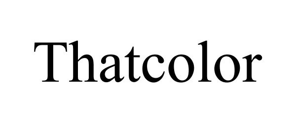 Trademark Logo THATCOLOR