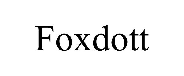 Trademark Logo FOXDOTT