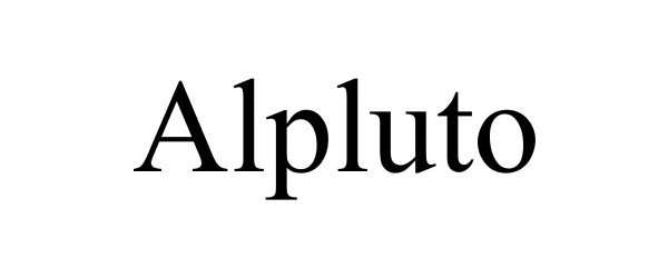 Trademark Logo ALPLUTO