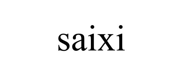 Trademark Logo SAIXI
