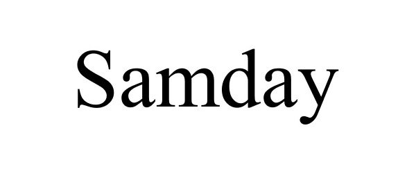 Trademark Logo SAMDAY