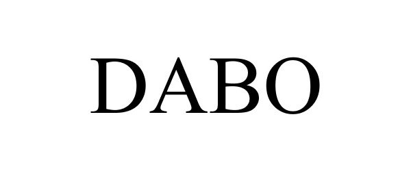 Trademark Logo DABO