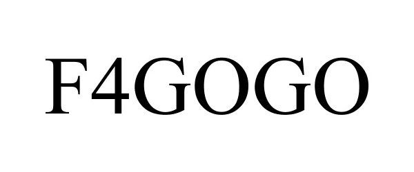 Trademark Logo F4GOGO