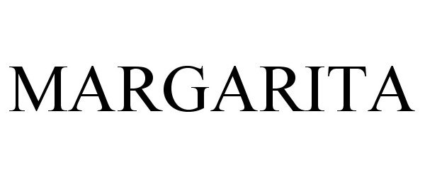 Trademark Logo MARGARITA