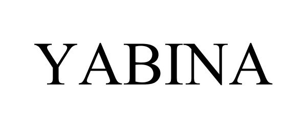 Trademark Logo YABINA