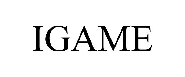 Trademark Logo IGAME