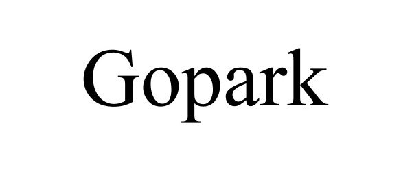 Trademark Logo GOPARK