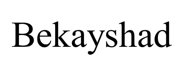  BEKAYSHAD