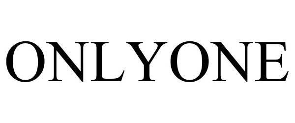 Trademark Logo ONLYONE