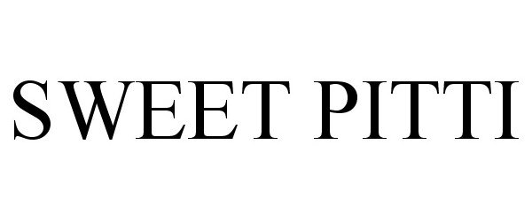 Trademark Logo SWEET PITTI