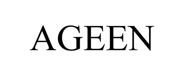Trademark Logo AGEEN