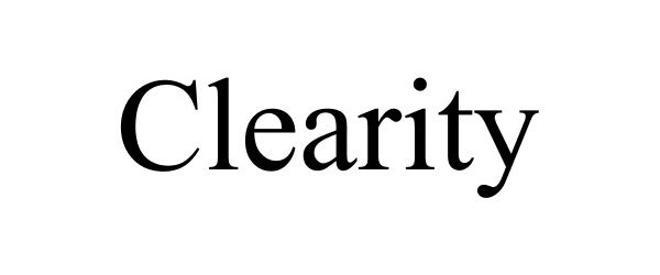Trademark Logo CLEARITY