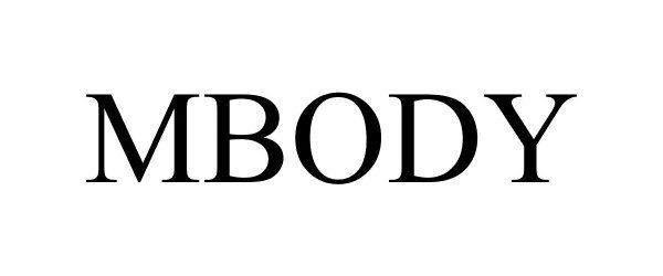 Trademark Logo MBODY