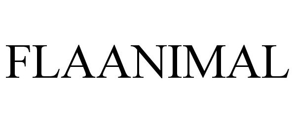 Trademark Logo FLAANIMAL