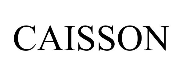 Trademark Logo CAISSON