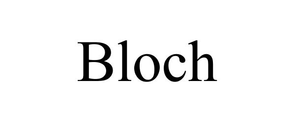  BLOCH