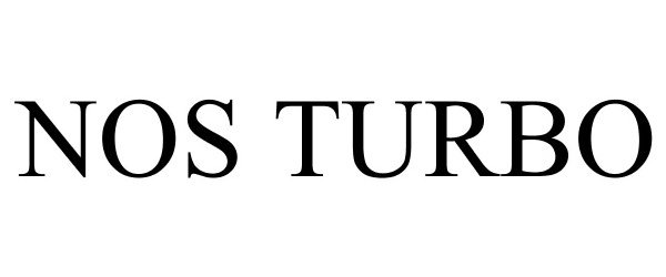 Trademark Logo NOS TURBO