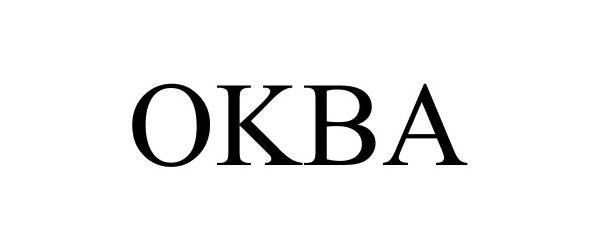 Trademark Logo OKBA