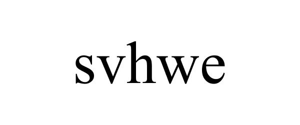 Trademark Logo SVHWE