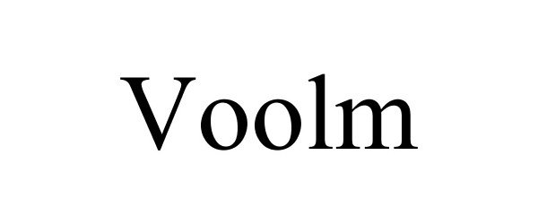 Trademark Logo VOOLM