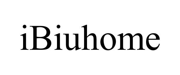 Trademark Logo IBIUHOME