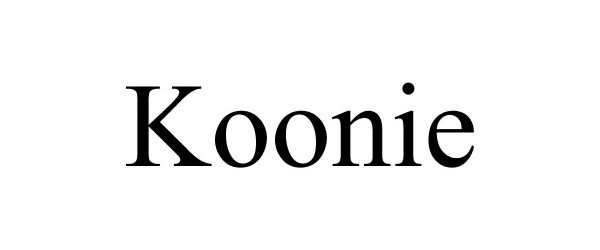 Trademark Logo KOONIE