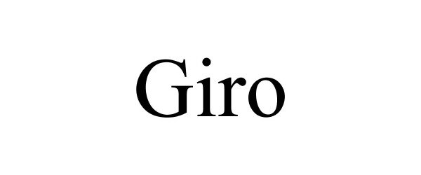 Trademark Logo GIRO