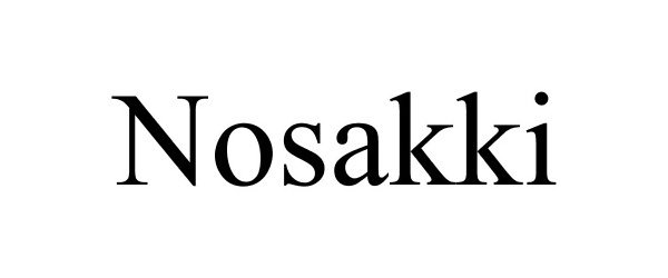  NOSAKKI