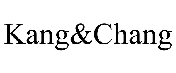 Trademark Logo KANG&CHANG