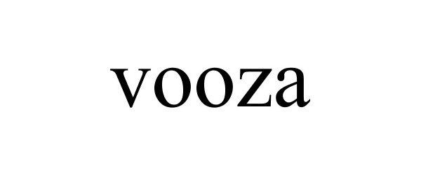 Trademark Logo VOOZA