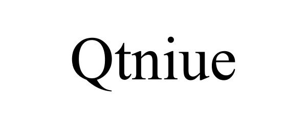 Trademark Logo QTNIUE