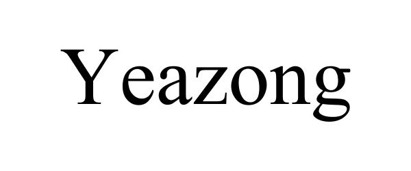 Trademark Logo YEAZONG