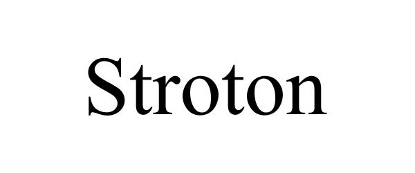 Trademark Logo STROTON