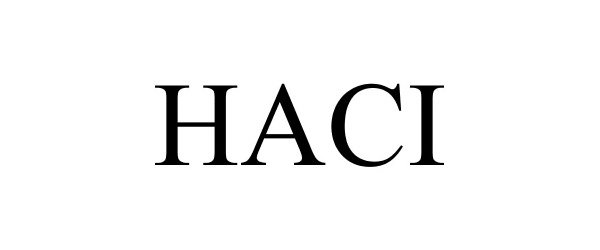 Trademark Logo HACI