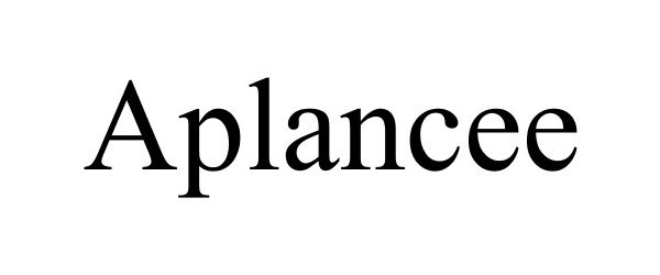 Trademark Logo APLANCEE